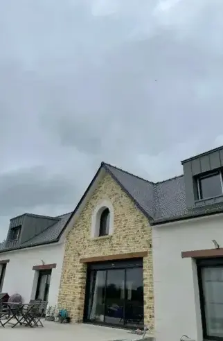 bardage zinc Saint Aubin du Cormier-4